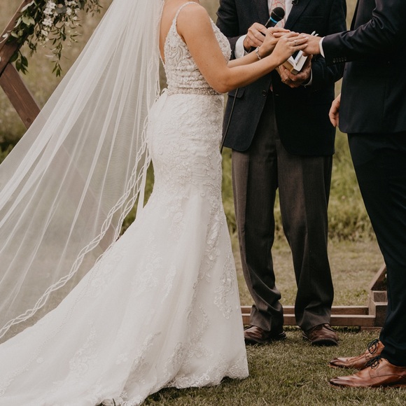 Mori Lee Lunetta Petite Wedding Gown - Picture 3 of 9